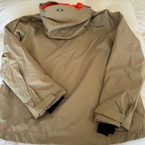 Oakley Men's Ski Jacket/Shell - Tan/Orange XXL